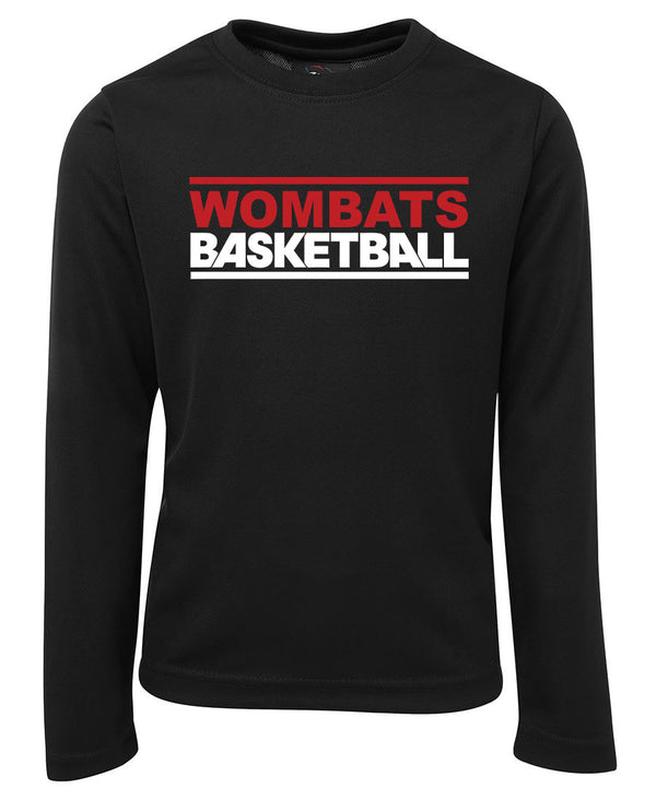 CSU Wombats Long Sleeve Poly Tee