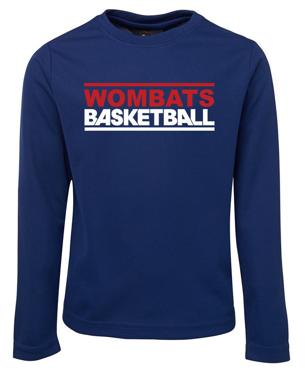 CSU Wombats Long Sleeve Poly Tee
