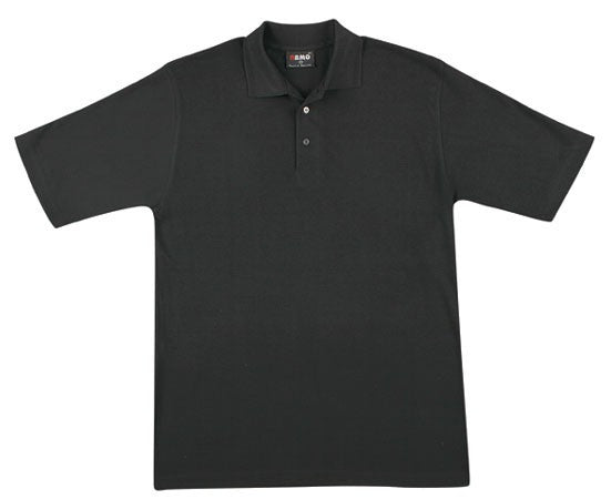 Mens Regular Pique Knit Polo Shirt