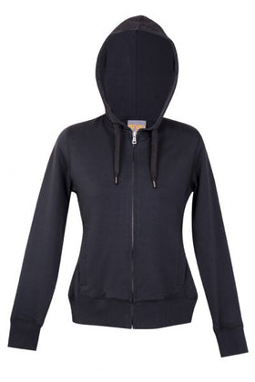 Ladies Spandex Zip Hoodie