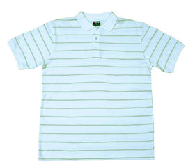 Mens Golf Stripe Jacquard Polo