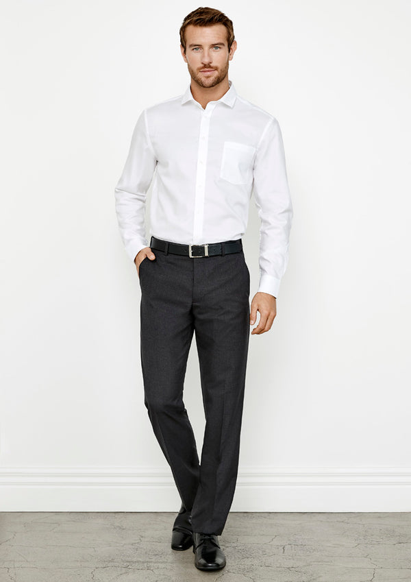 Mens Classic Flat Front Pant