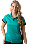 Ladies Coloured Cooldry Panel Polo