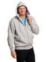 Mens Fleecy Double Bay Full Zip Hoodie