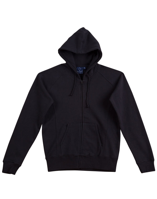 Ladies Fleecy Double Bay Full Zip Hoodie
