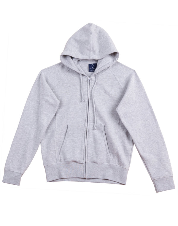 Ladies Fleecy Double Bay Full Zip Hoodie