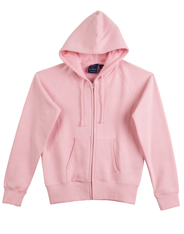 Ladies Fleecy Double Bay Full Zip Hoodie