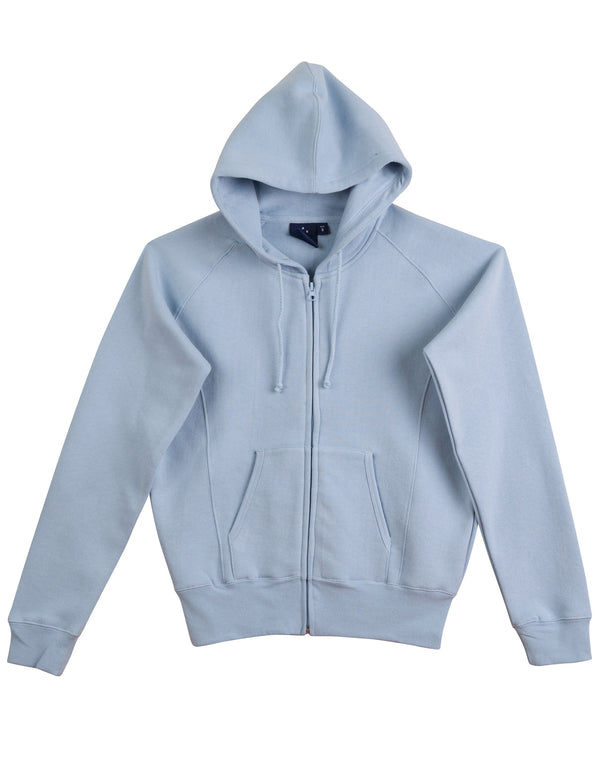 Ladies Fleecy Double Bay Full Zip Hoodie