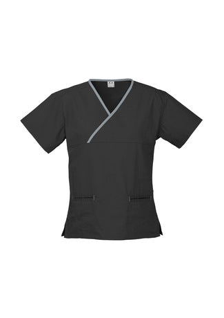Ladies Crossover Scrub Top