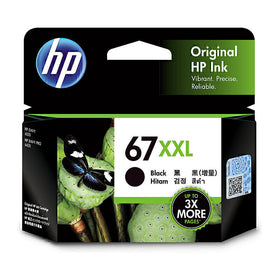 HP #67XXL Black Ink 3YM59AA