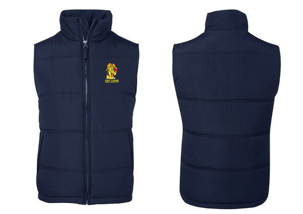 Hay Lions Puffer Vest - Adults and Kids