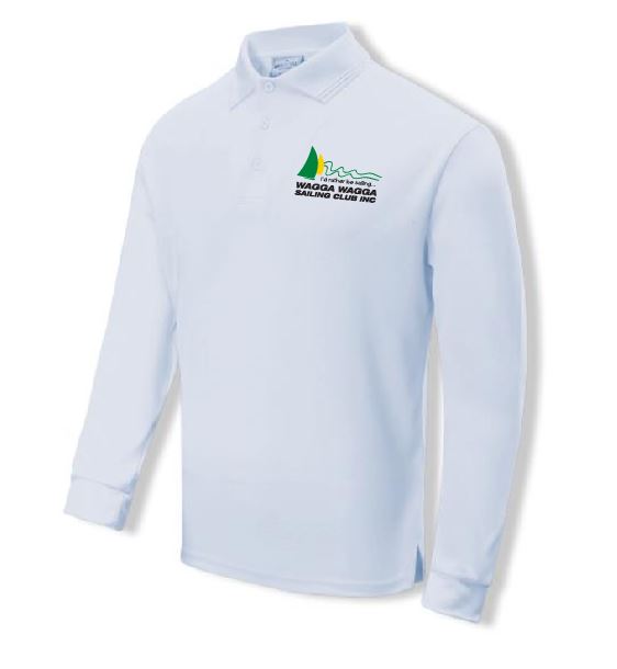 Wagga Wagga Sailing Club Kids Long Sleeve Polo