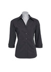 Ladies 3/4 Sleeve Metro Shirt