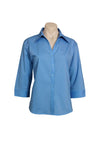 Ladies 3/4 Sleeve Metro Shirt