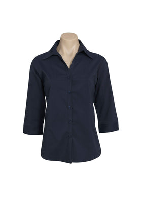 Ladies 3/4 Sleeve Metro Shirt