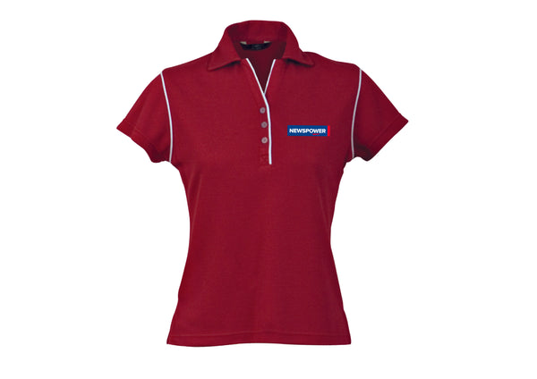 NEWSPOWER LADIES COOL DRY POLO