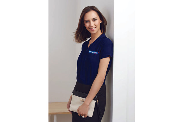 NEWSPOWER LADIES MADISON SHORT SLEEVE SHIRT