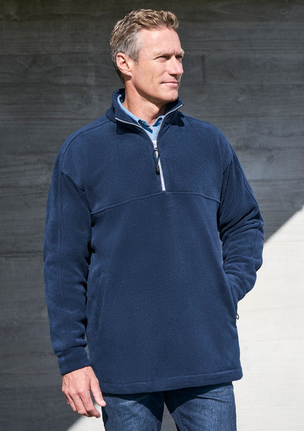 Mens Heavy Weight 1/2 zip Fleece