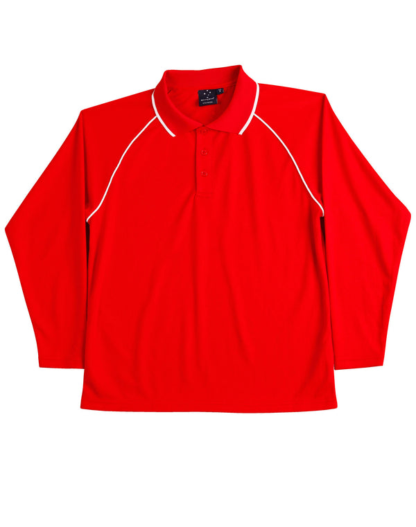 Mens CoolDry Long Sleeve Champion Plus Polo