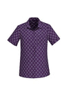 Florence Women's Daisy Print Short Sleeve Shirt
