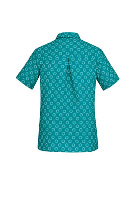 Florence Women's Daisy Print Short Sleeve Shirt