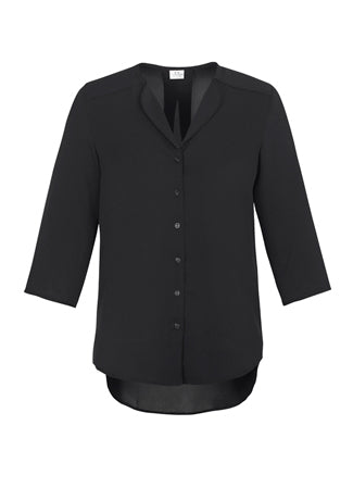 Lily 3/4 Sleeve Longline Blouse