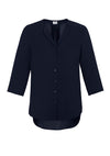 Lily 3/4 Sleeve Longline Blouse