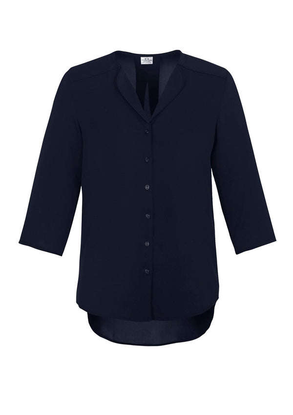 Lily 3/4 Sleeve Longline Blouse