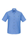 Mens Chambray Short Sleeve Shirt