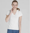 Ladies Short Sleeve V Neck Tee