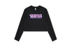 Triple Threat L/S Crop Tee