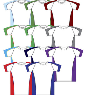 Mens Cooldry White Body Panel Tee