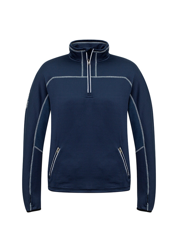 NEW Streetworx Unisex Stretch Micro Fleece 1/4 Zip - Navy