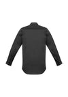 NEW Streetworx Mens L/S Stretch Shirt - Charcoal