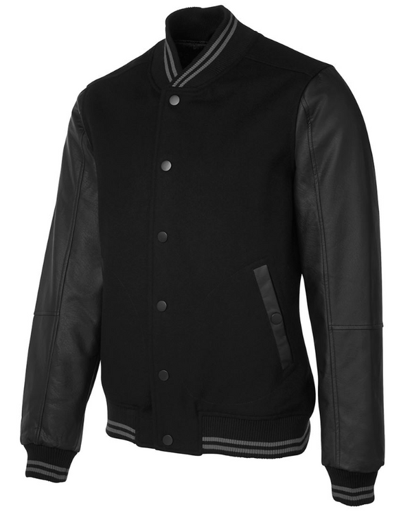 Art Leather Baseball Jacket