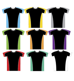 Mens Cooldry Black Body Panel Tee