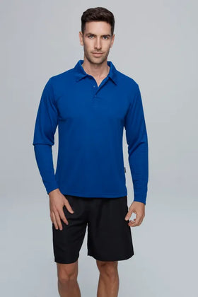 Botany Long Sleeve Mens Polo
