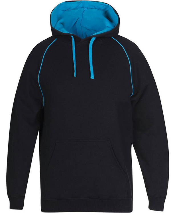 Contrast Fleecy Hoodie Adults