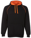 Contrast Fleecy Hoodie Adults