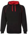 Contrast Fleecy Hoodie Adults