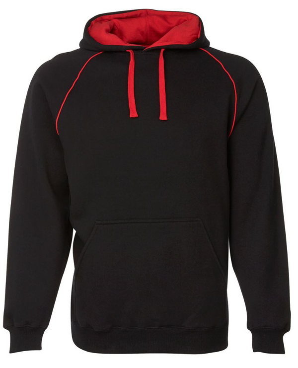 Contrast Fleecy Hoodie Adults