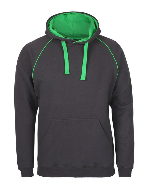 Contrast Fleecy Hoodie Adults