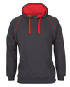 Contrast Fleecy Hoodie Adults