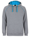 Contrast Fleecy Hoodie Adults