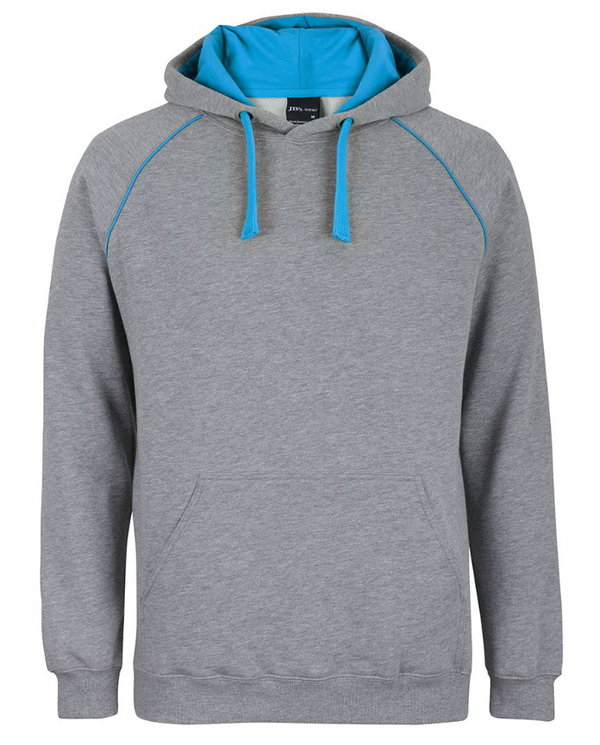 Contrast Fleecy Hoodie Adults