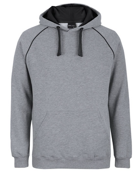 Contrast Fleecy Hoodie Adults