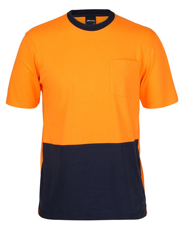 Hi Vis Crew Neck Cotton T-Shirt