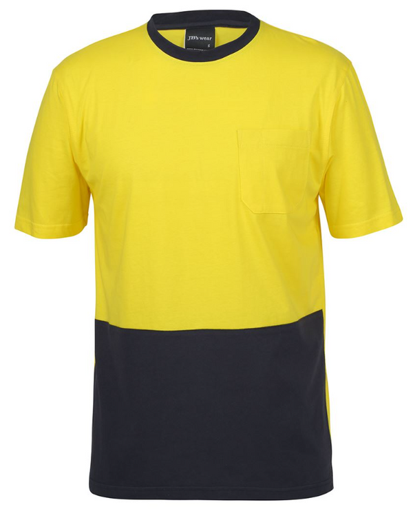 Hi Vis Crew Neck Cotton T-Shirt
