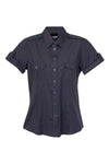 Ladies Short Sleeve Military Shirt
