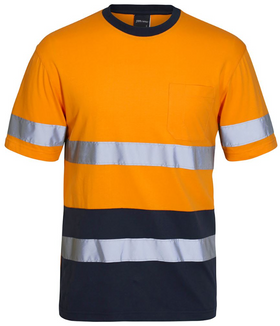 Hi Vis (D+N) Cotton T-Shirt